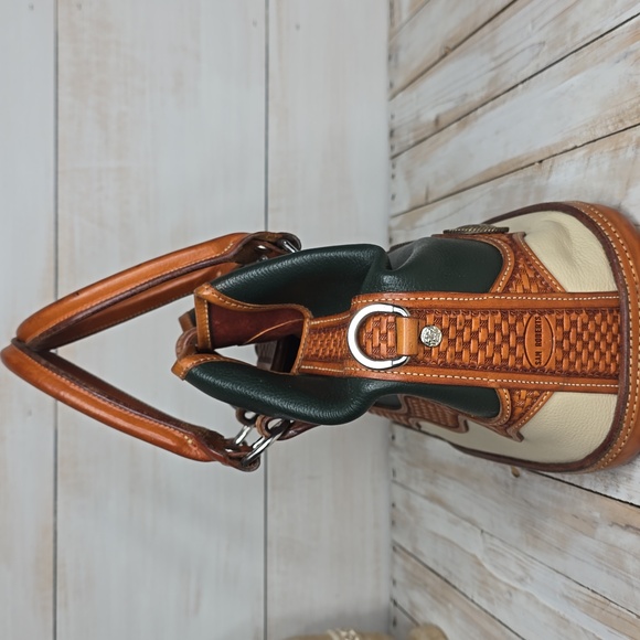 Vintage Sam Roberts Western Leather Bag - Picture 2 of 11